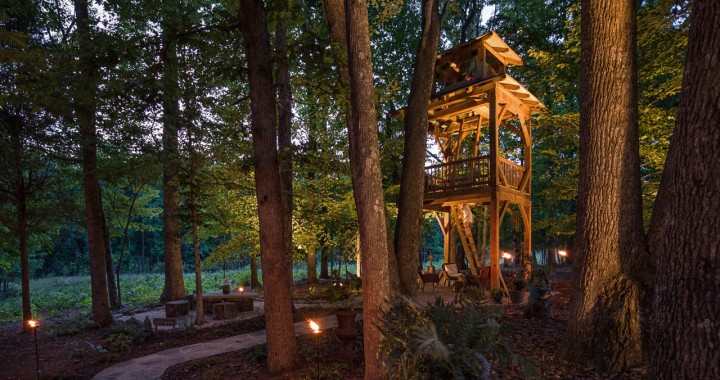 Timber Frame Treehouse