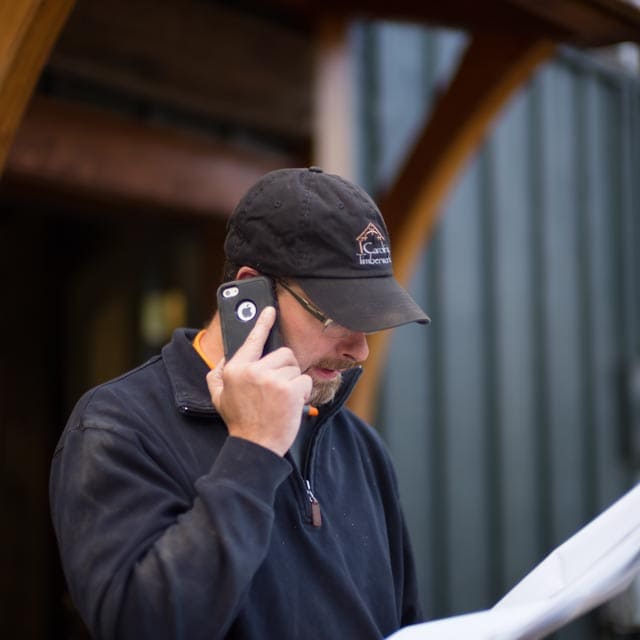 Kevin Reed Timber Frame Crew Leader