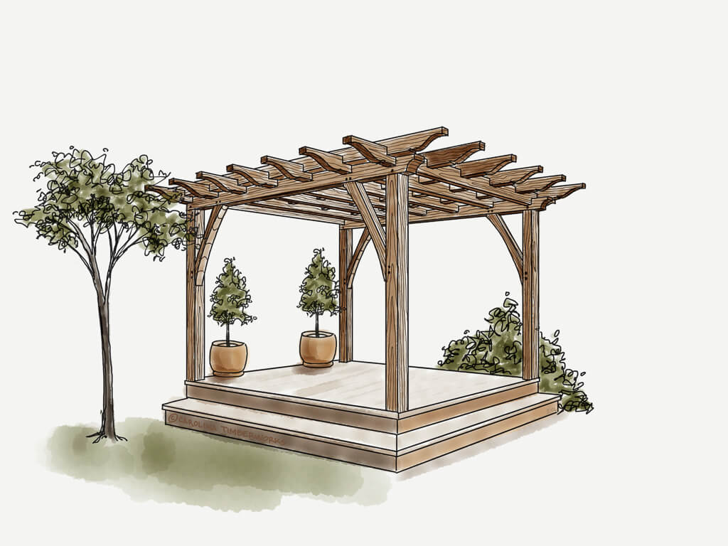 Timber Frame Pergola