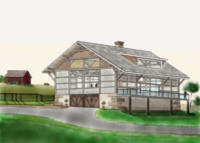 Timber Frame Barn Home
