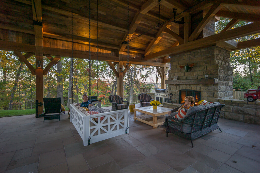 virginia timber frame pavilion