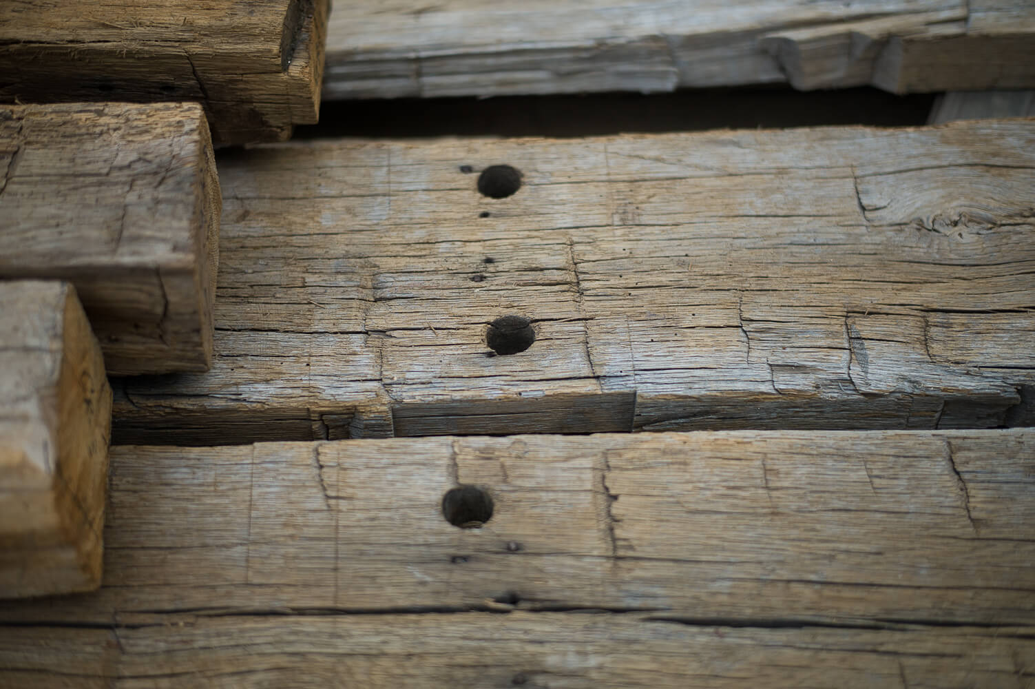 Reclaimed Hand Hewn Beams
